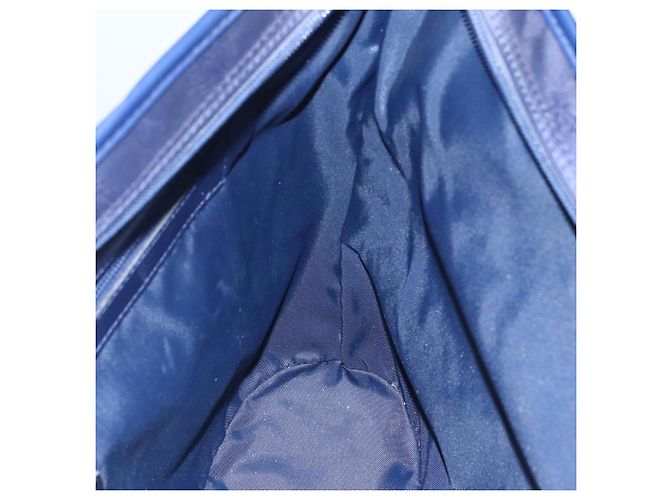 MCM Vicetos Logogram Tote Bag Nylon Navy Auth 173532 Marineblau - Ansicht 17