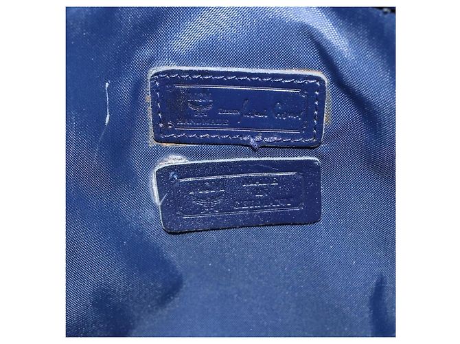MCM Vicetos Logogram Tote Bag Nylon Navy Auth 173532 Marineblau - Ansicht 18