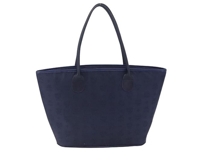 MCM Vicetos Logogram Tote Bag Nylon Navy Auth 173532 Marineblau - Ansicht 3
