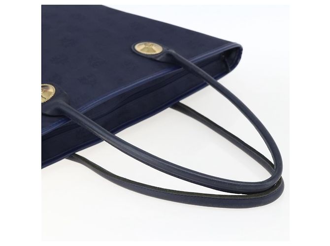 MCM Vicetos Logogram Tote Bag Nylon Navy Auth 173532 Marineblau - Ansicht 7