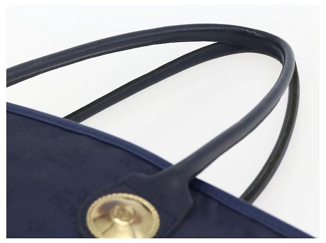 MCM Vicetos Logogram Tote Bag Nylon Navy Auth 173532 Marineblau - Ansicht 8