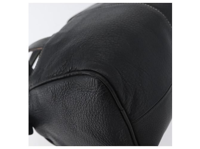 Borsa a mano Burberry in pelle nera e oro Auth bs33429 Nero D'oro - vista 16
