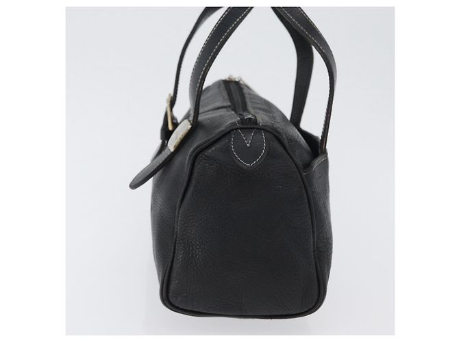 Borsa a mano Burberry in pelle nera e oro Auth bs33429 Nero D'oro - vista 3