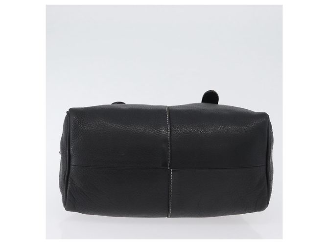Borsa a mano Burberry in pelle nera e oro Auth bs33429 Nero D'oro - vista 5