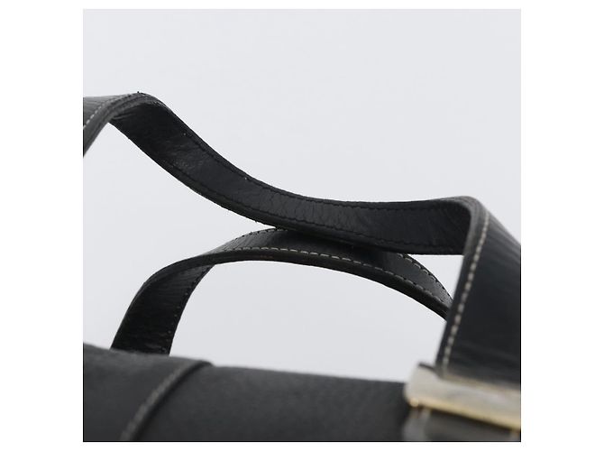 Borsa a mano Burberry in pelle nera e oro Auth bs33429 Nero D'oro - vista 8