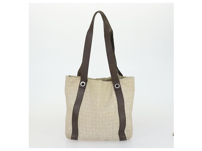 Céline Borsa Macadam PVC 3 pezzi marrone Auth 155245 di CELINE Bvlgari Salvatore Ferragamo Beige - vista 11