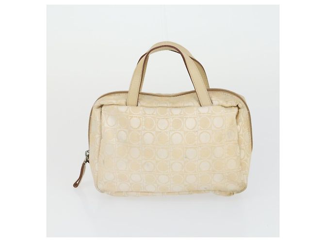 Céline Borsa Macadam PVC 3 pezzi marrone Auth 155245 di CELINE Bvlgari Salvatore Ferragamo Beige - vista 17