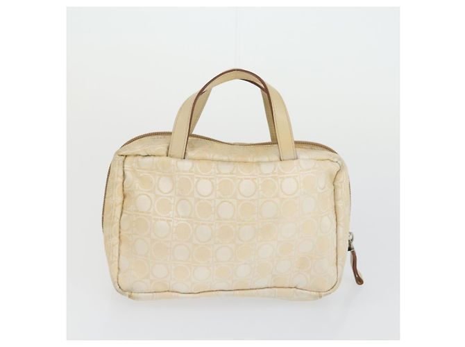Céline Borsa Macadam PVC 3 pezzi marrone Auth 155245 di CELINE Bvlgari Salvatore Ferragamo Beige - vista 18