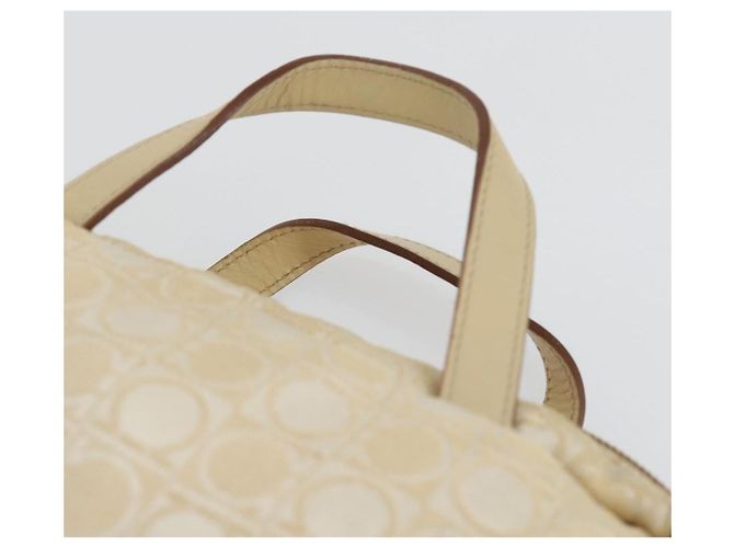 Céline Borsa Macadam PVC 3 pezzi marrone Auth 155245 di CELINE Bvlgari Salvatore Ferragamo Beige - vista 21