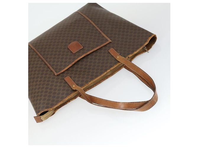 Céline Borsa Macadam PVC 3 pezzi marrone Auth 155245 di CELINE Bvlgari Salvatore Ferragamo Beige - vista 5