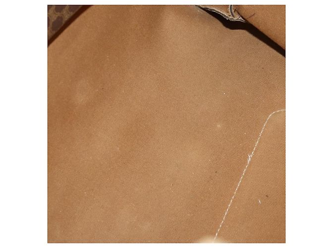 Céline Borsa Macadam PVC 3 pezzi marrone Auth 155245 di CELINE Bvlgari Salvatore Ferragamo Beige - vista 9