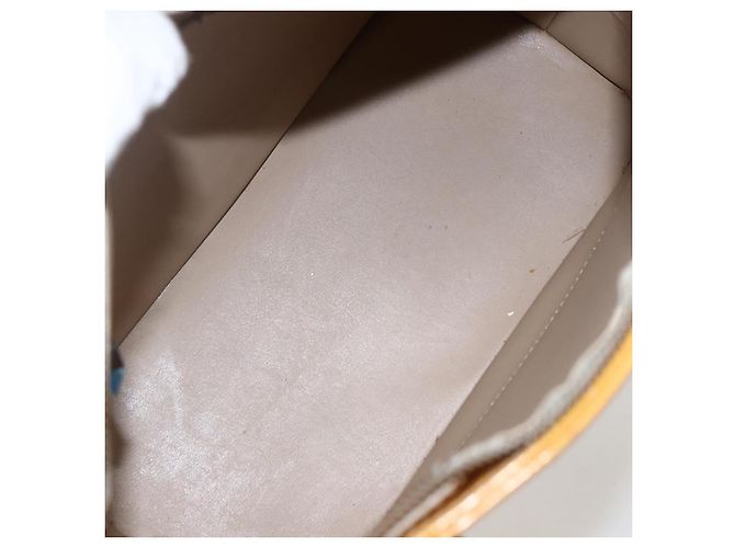 LOUIS VUITTON Borsa a mano Monogram Vernis Houston Gialla M91121 LV Auth ka2560 Giallo - vista 11