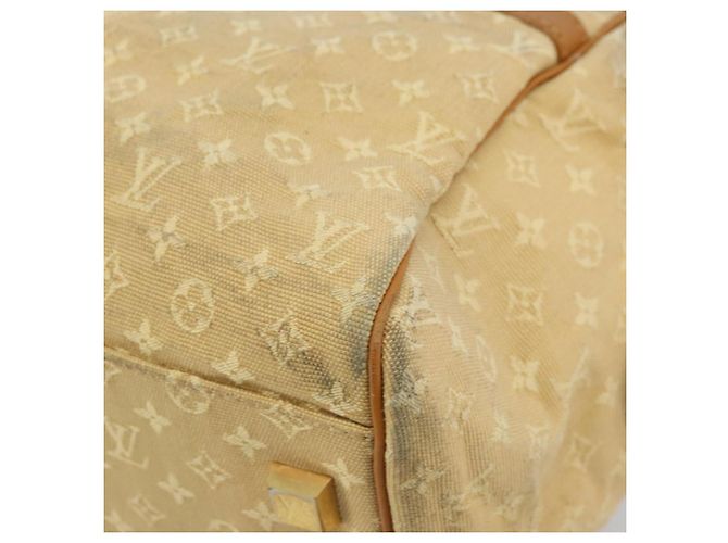 LOUIS VUITTON Borsa a Mano Monogram Mini Josephine GM Beige M92310 LV Auth bs33498 - vista 14