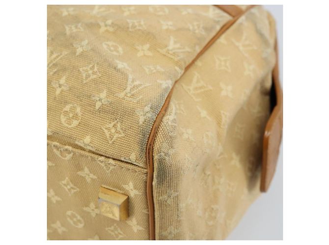LOUIS VUITTON Borsa a Mano Monogram Mini Josephine GM Beige M92310 LV Auth bs33498 - vista 16
