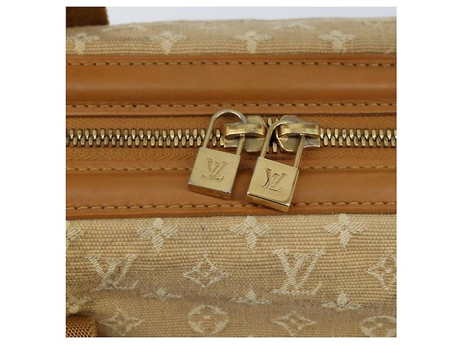 LOUIS VUITTON Borsa a Mano Monogram Mini Josephine GM Beige M92310 LV Auth bs33498 - vista 17