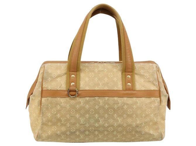 LOUIS VUITTON Borsa a Mano Monogram Mini Josephine GM Beige M92310 LV Auth bs33498 - vista 2