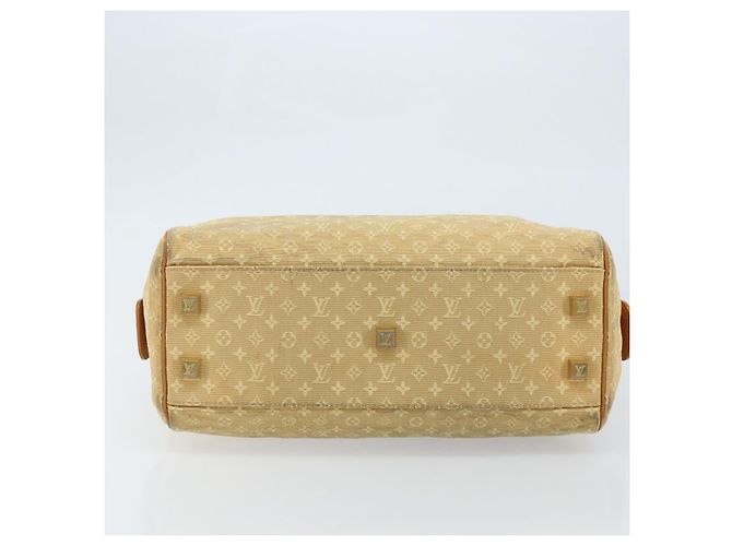 LOUIS VUITTON Borsa a Mano Monogram Mini Josephine GM Beige M92310 LV Auth bs33498 - vista 5