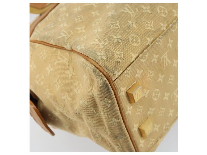 LOUIS VUITTON Borsa a Mano Monogram Mini Josephine GM Beige M92310 LV Auth bs33498 - vista 9