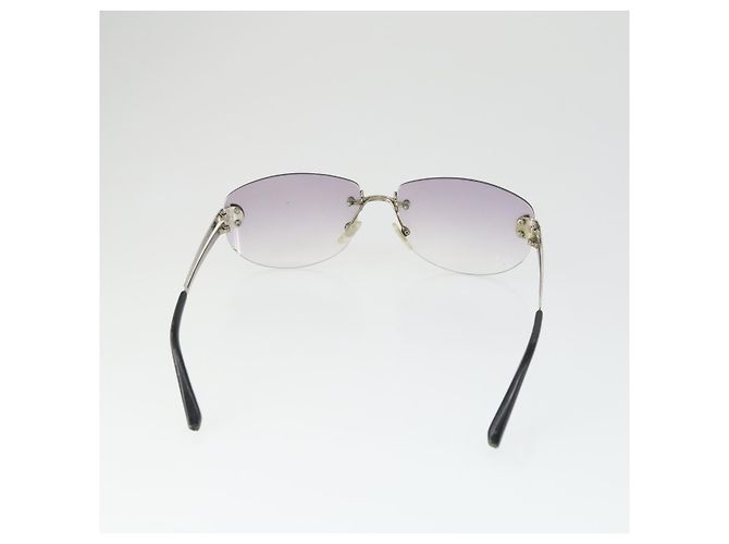 Lunettes de soleil BURBERRY en plastique 3 Set Noir Auth bs33376 - vue 3