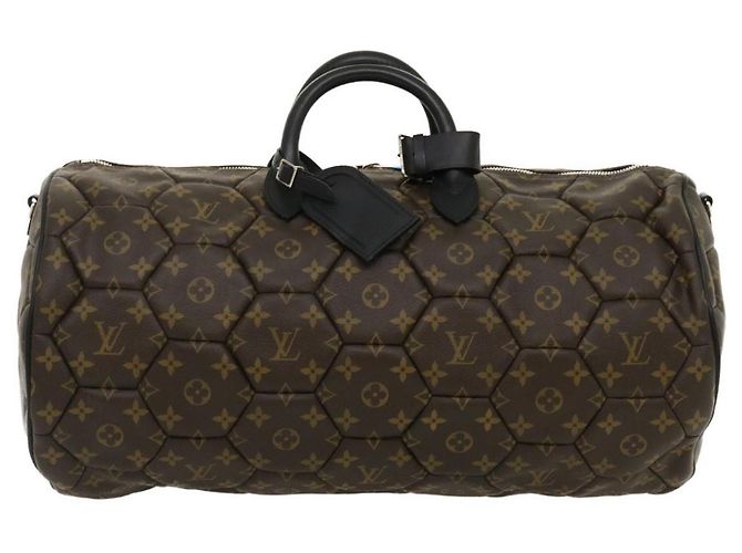 LOUIS VUITTON Borsa Boston Esagonale Sportiva Monogram Macassar M40398 Auth 29557SM Monogramma - vista 13