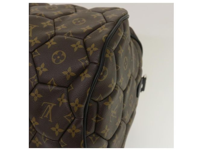 LOUIS VUITTON Borsa Boston Esagonale Sportiva Monogram Macassar M40398 Auth 29557SM Monogramma - vista 16