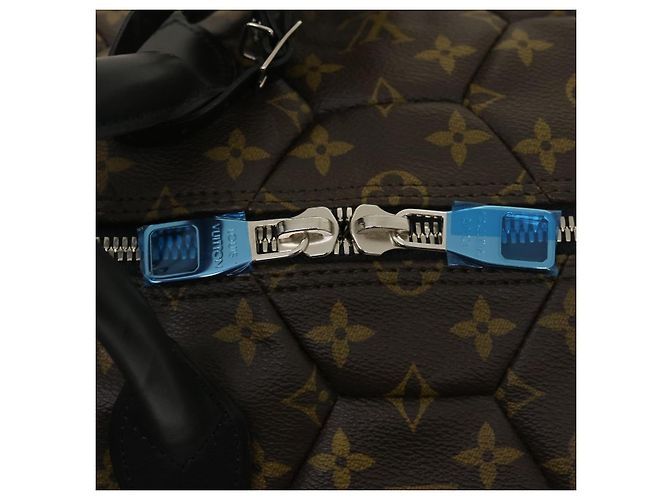 LOUIS VUITTON Borsa Boston Esagonale Sportiva Monogram Macassar M40398 Auth 29557SM Monogramma - vista 18