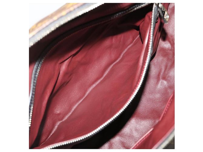 LOUIS VUITTON Borsa Boston Esagonale Sportiva Monogram Macassar M40398 Auth 29557SM Monogramma - vista 27