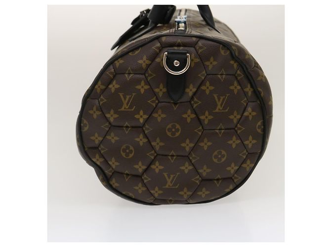 LOUIS VUITTON Borsa Boston Esagonale Sportiva Monogram Macassar M40398 Auth 29557SM Monogramma - vista 3