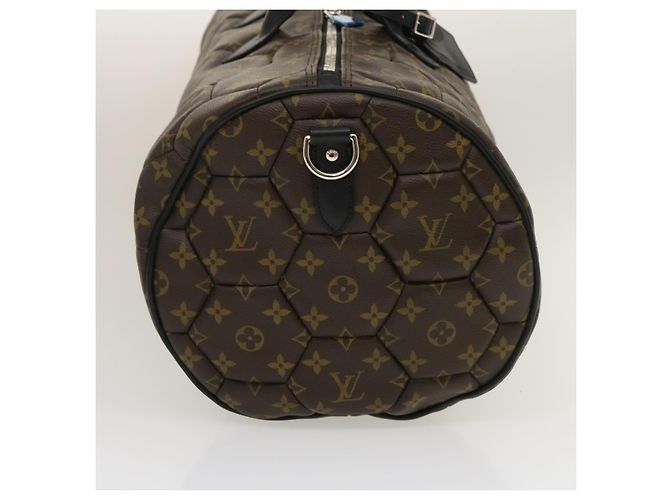 LOUIS VUITTON Borsa Boston Esagonale Sportiva Monogram Macassar M40398 Auth 29557SM Monogramma - vista 4