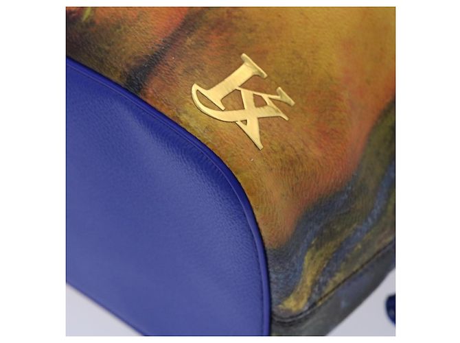 LOUIS VUITTON Masters Collection GAUGUIN Neverfull MM Tasche M43359 LV Auth 47431SM Blau - Ansicht 16