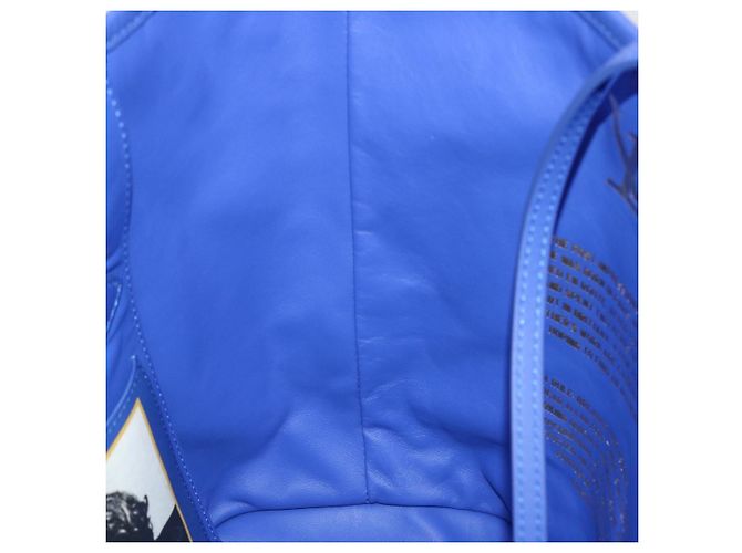 LOUIS VUITTON Masters Collection GAUGUIN Neverfull MM Tasche M43359 LV Auth 47431SM Blau - Ansicht 20