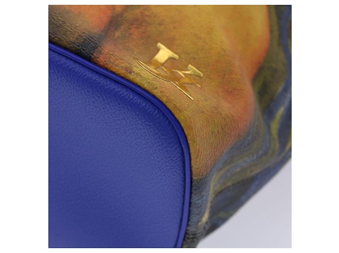 LOUIS VUITTON Masters Collection GAUGUIN Neverfull MM Tasche M43359 LV Auth 47431SM Blau - Ansicht 8