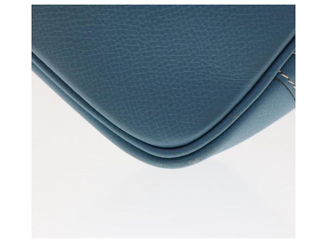Hermès HERMES Purum 20 Handtasche Leder Hellblau Auth 49423SAM - Ansicht 16