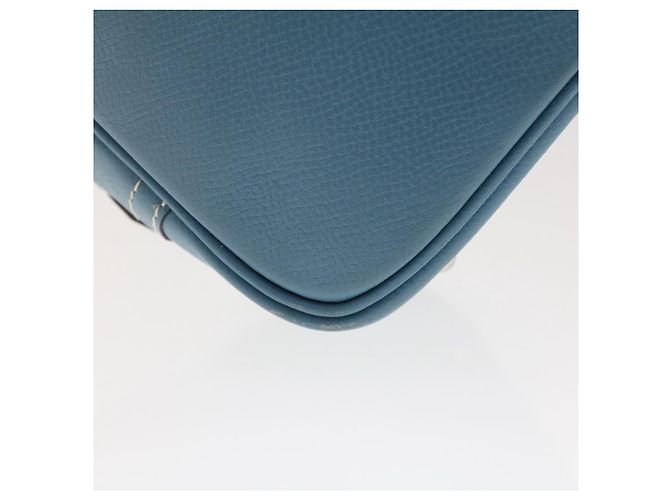 Hermès HERMES Purum 20 Handtasche Leder Hellblau Auth 49423SAM - Ansicht 17