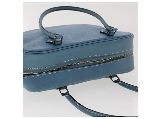 Hermès HERMES Purum 20 Handtasche Leder Hellblau Auth 49423SAM - Ansicht 6