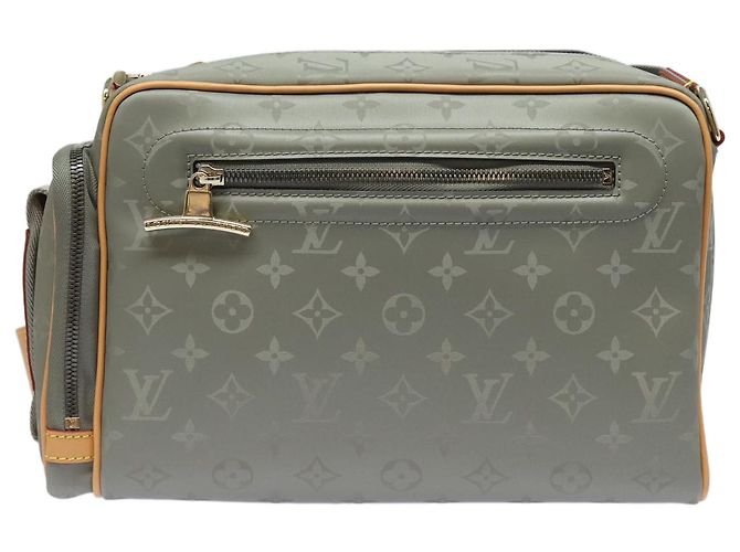 LOUIS VUITTON Borsa a Spalla in Titanio Monogram Grigia M43884 Auth 79277SAM Marrone - vista 13