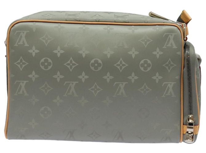 LOUIS VUITTON Borsa a Spalla in Titanio Monogram Grigia M43884 Auth 79277SAM Marrone - vista 2