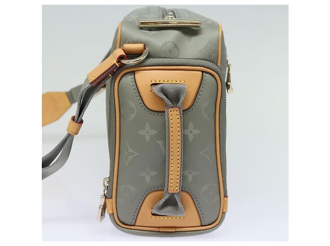 LOUIS VUITTON Borsa a Spalla in Titanio Monogram Grigia M43884 Auth 79277SAM Marrone - vista 3