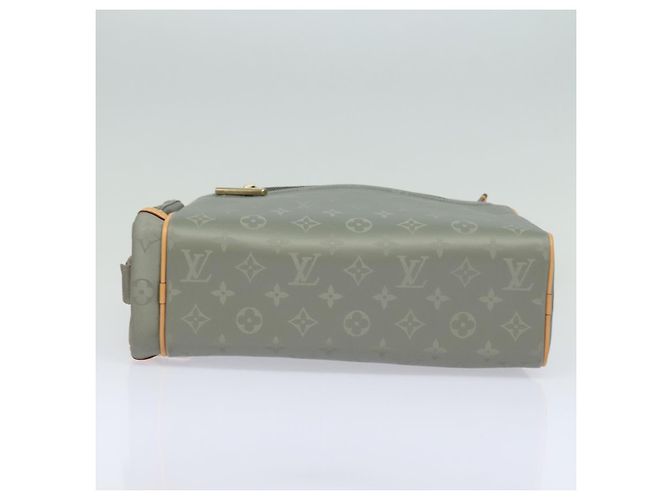 LOUIS VUITTON Borsa a Spalla in Titanio Monogram Grigia M43884 Auth 79277SAM Marrone - vista 5