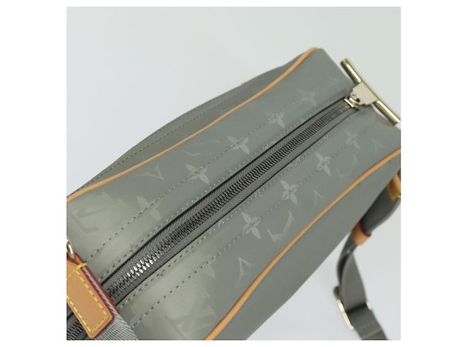LOUIS VUITTON Borsa a Spalla in Titanio Monogram Grigia M43884 Auth 79277SAM Marrone - vista 6