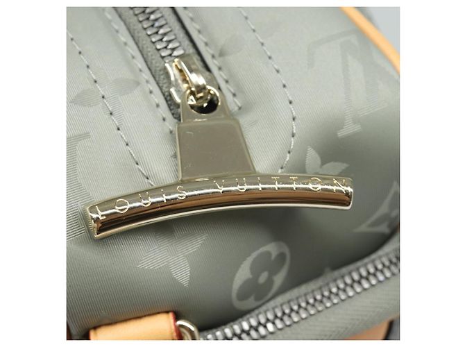 LOUIS VUITTON Borsa a Spalla in Titanio Monogram Grigia M43884 Auth 79277SAM Marrone - vista 9