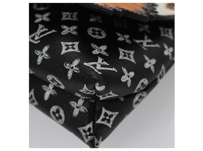 LOUIS VUITTON Catgram Borsa a Spalla Cat Pochette Nera M52935 LV Auth 101677SAM Nero - vista 17