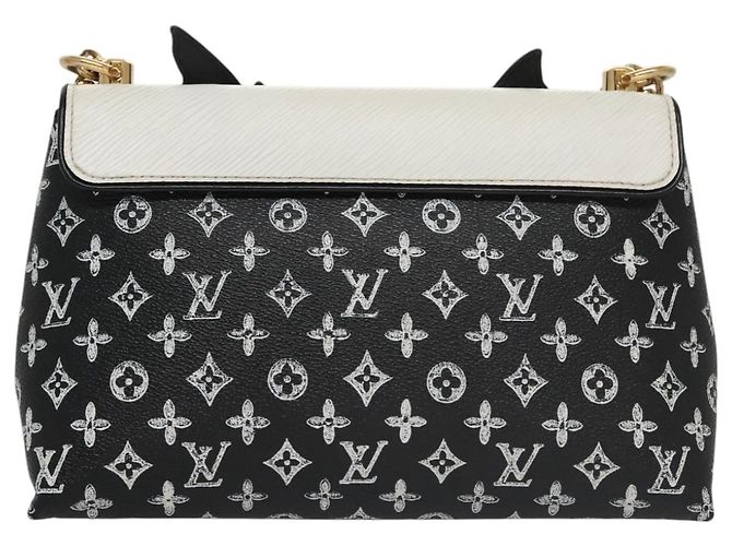 LOUIS VUITTON Catgram Borsa a Spalla Cat Pochette Nera M52935 LV Auth 101677SAM Nero - vista 2
