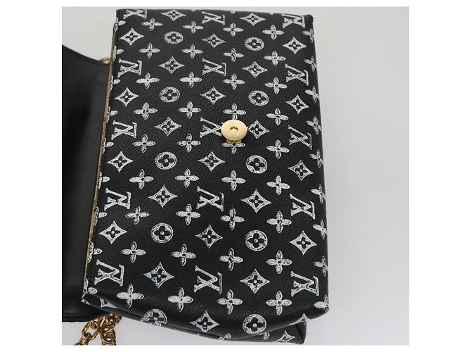 LOUIS VUITTON Catgram Borsa a Spalla Cat Pochette Nera M52935 LV Auth 101677SAM Nero - vista 24