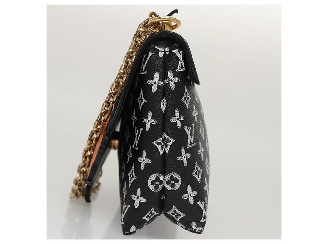 LOUIS VUITTON Catgram Borsa a Spalla Cat Pochette Nera M52935 LV Auth 101677SAM Nero - vista 3