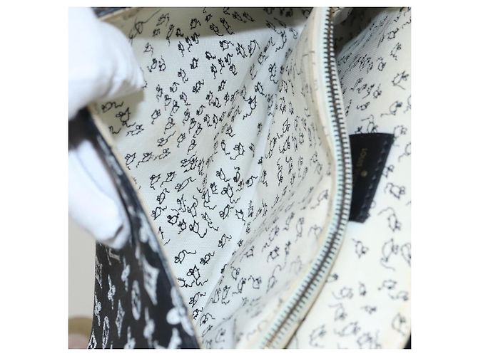 LOUIS VUITTON Catgram Borsa a Spalla Cat Pochette Nera M52935 LV Auth 101677SAM Nero - vista 30