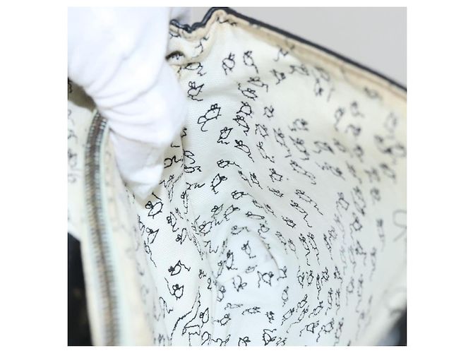 LOUIS VUITTON Catgram Borsa a Spalla Cat Pochette Nera M52935 LV Auth 101677SAM Nero - vista 32
