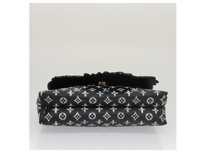 LOUIS VUITTON Catgram Borsa a Spalla Cat Pochette Nera M52935 LV Auth 101677SAM Nero - vista 5
