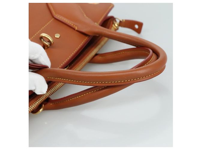 LOUIS VUITTON Borsa Catgram City Steamer MM in pelle 2 in 1 marrone M52969 Auth 104191SM - vista 7