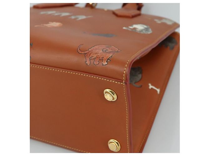LOUIS VUITTON Borsa Catgram City Steamer MM in pelle 2 in 1 marrone M52969 Auth 104191SM - vista 8